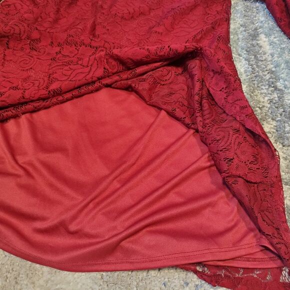 Pink Blush Lace Maternity Dress NWT Medium - Picture 8 of 8